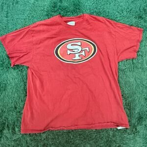 San Francisco 49ers Fanatics Y2K 2XL Red | Gold T-Shirt NFL